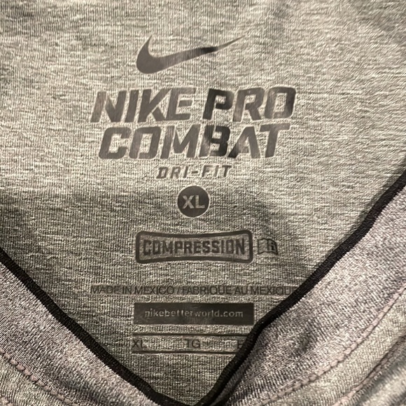 Nike Pro Combat Long Sleeve Compression Shirt - Picture 2 of 4